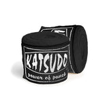Katsudo Path venda de boxeo elástica, negra