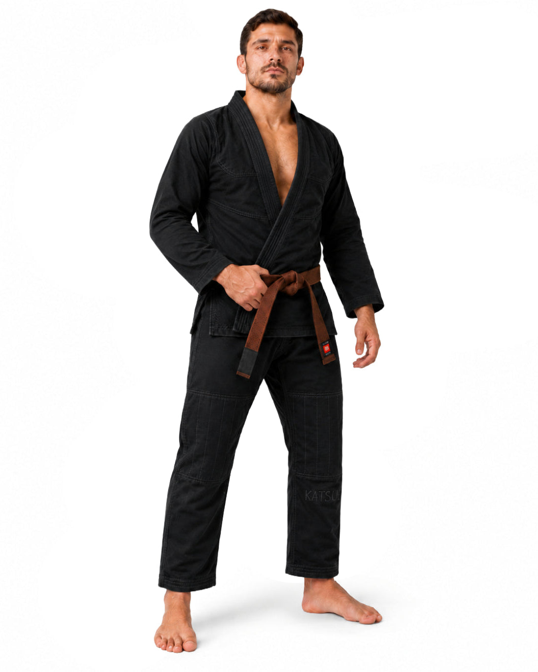 Katsudo Daiki Jiu Jitsu kimono 450g, negro
