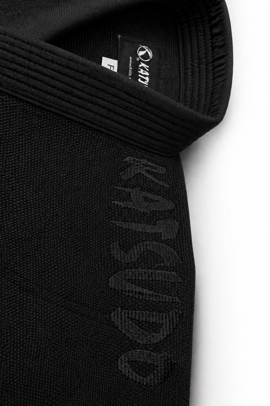 Katsudo Yori kimono de Jiu Jitsu para mujer 550g, negro