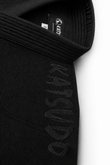 Katsudo Yori kimono de Jiu Jitsu para mujer 550g, negro