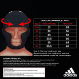Adidas Response casco de boxeo, blanco-negro