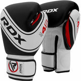 RDX guantes de boxeo infantiles, blanco-negro