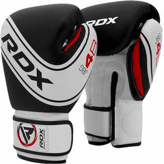RDX guantes de boxeo infantiles, blanco-negro