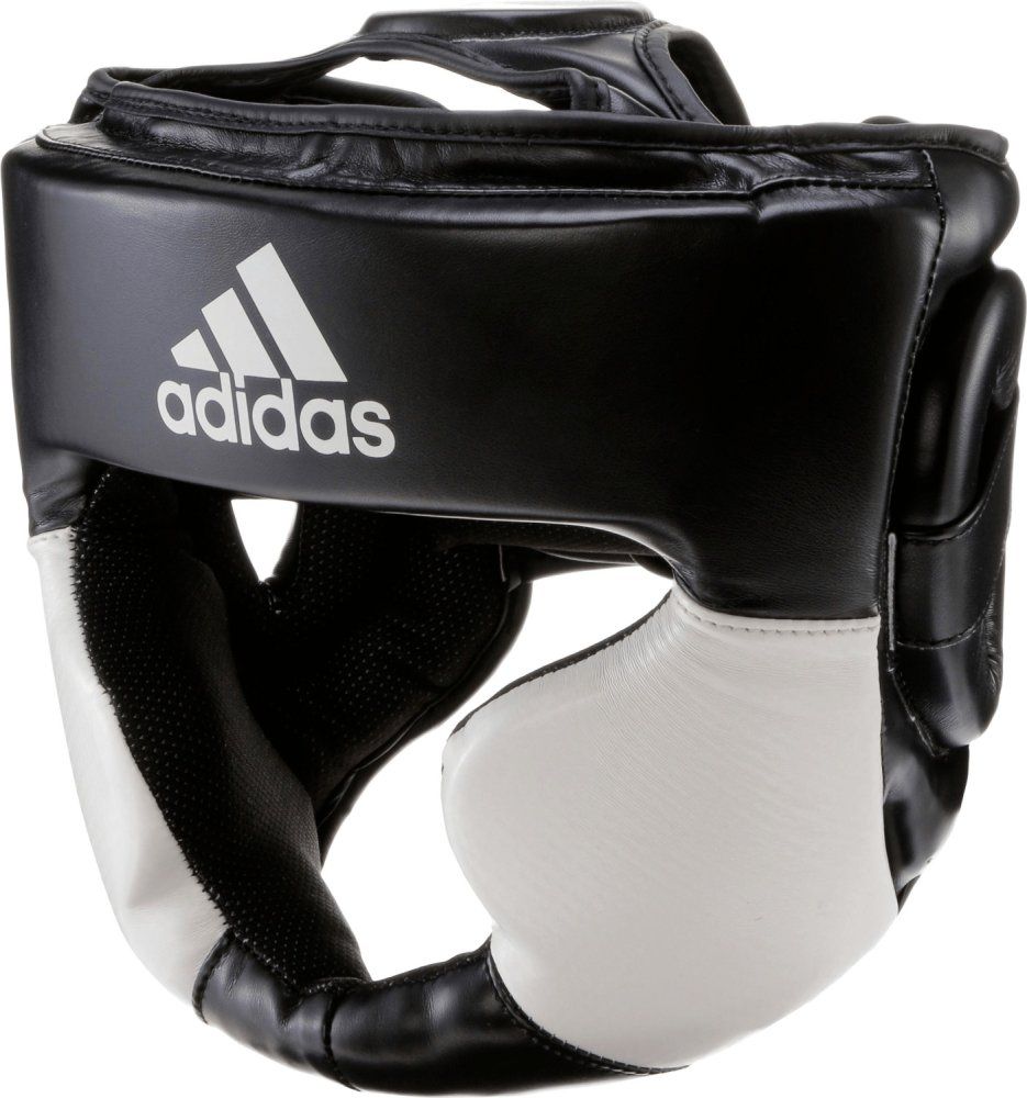 Adidas Response casco de boxeo, blanco-negro