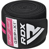 RDX vendaje de rodilla, negro-rosa