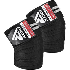 RDX vendaje de rodilla, negro-blanco