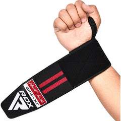 RDX vendaje de muñeca, negro-rojo