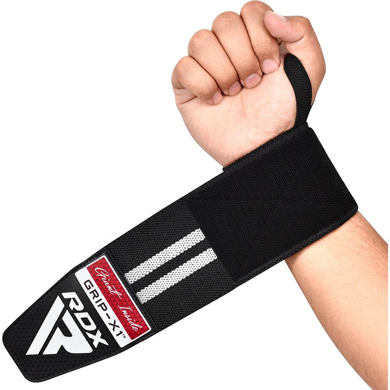 RDX vendaje de muñeca, negro-blanco