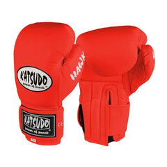 Katsudo Hawk guantes de boxeo, rojos