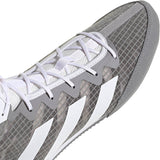 Adidas HOG 4 zapatillas de boxeo, gris-blanco