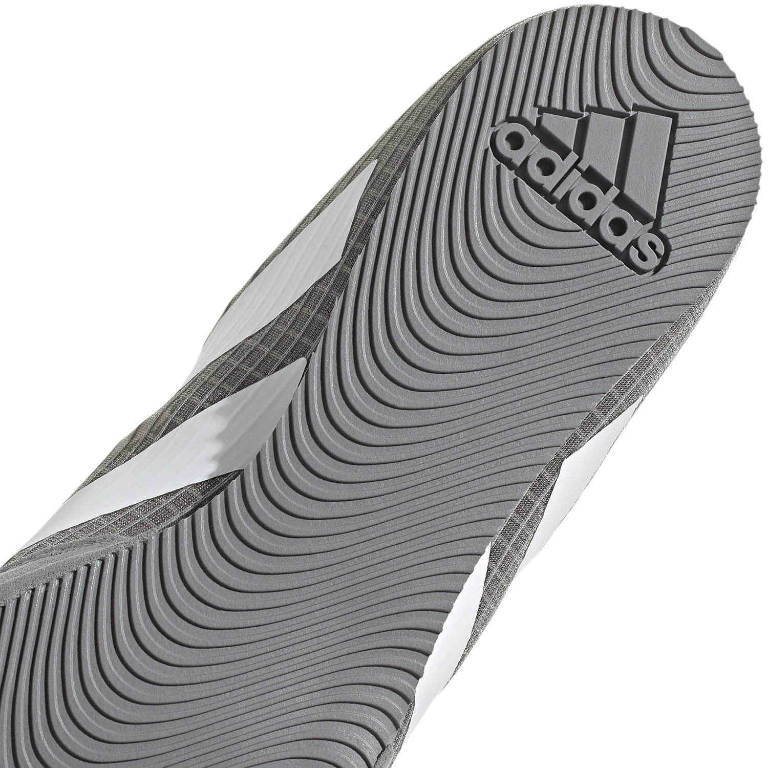 Adidas HOG 4 zapatillas de boxeo, gris-blanco