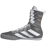 Adidas HOG 4 zapatillas de boxeo, gris-blanco