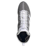 Adidas HOG 4 zapatillas de boxeo, gris-blanco
