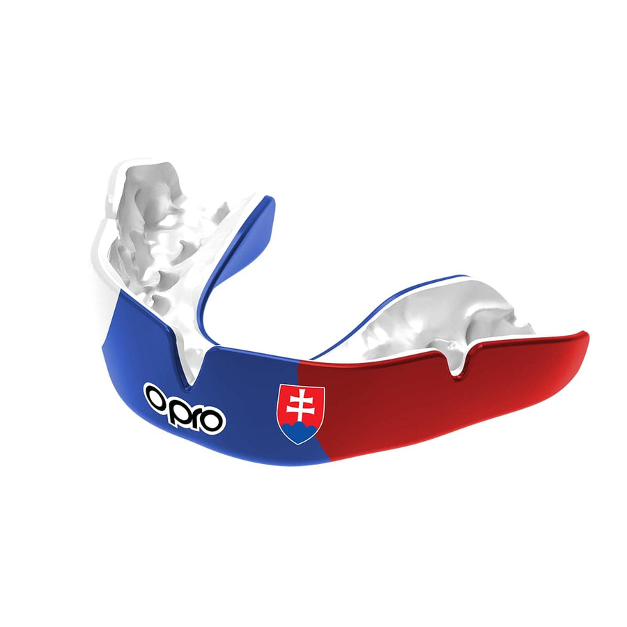 Opro Senior Instant Custom Fit SK protector bucal, tricolor bandera eslovaca