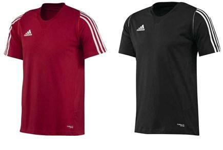 Adidas Team T12 camiseta para hombre, negra