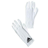 Adidas guantes interiores de algodón, blancos