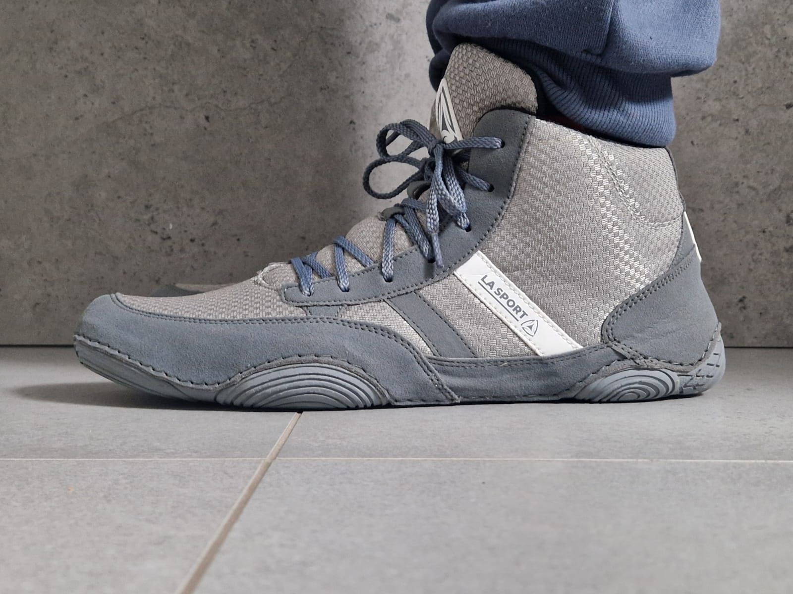 La Sport zapatillas de lucha, grises