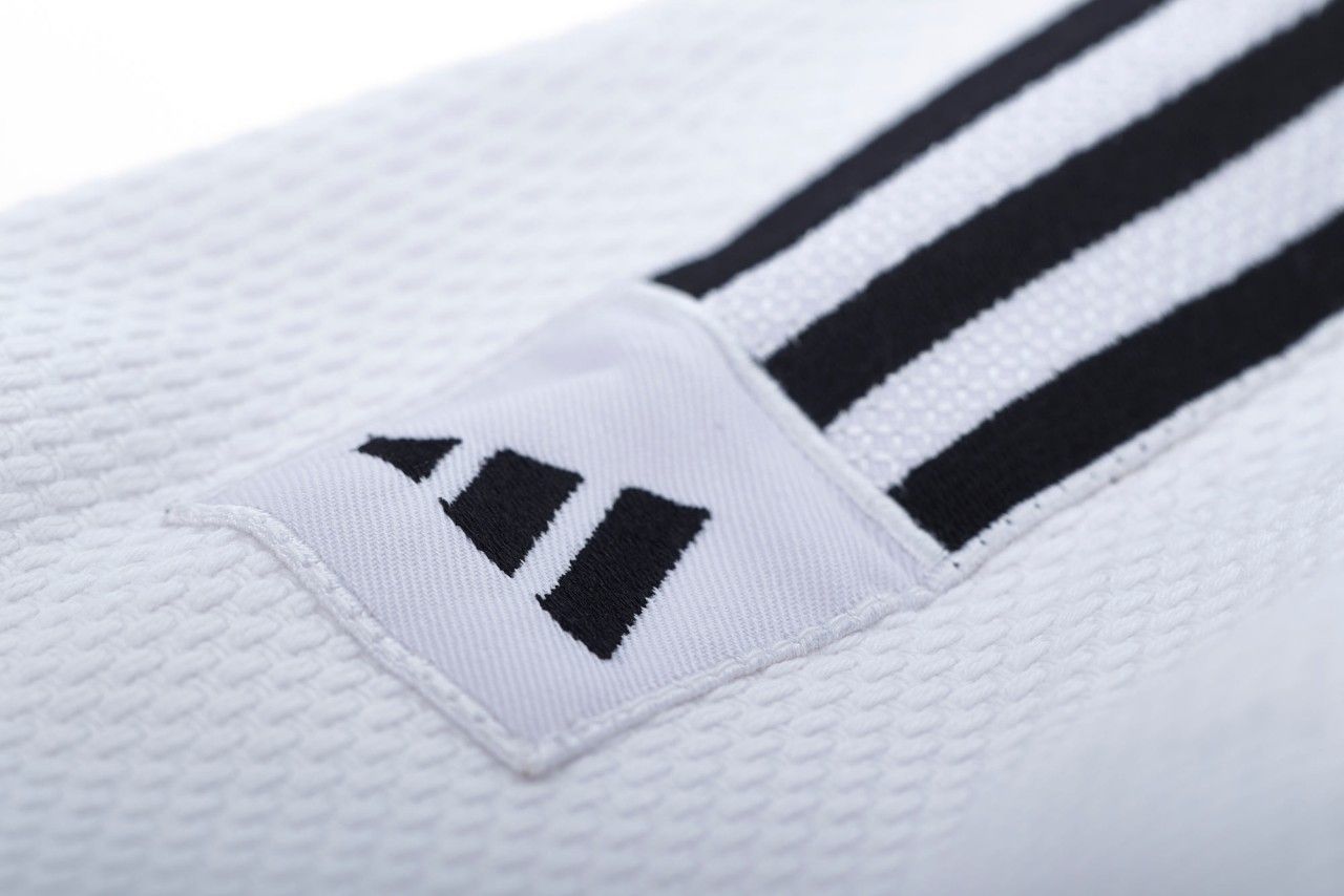 Adidas Contest JU kimono 650g, blanco
