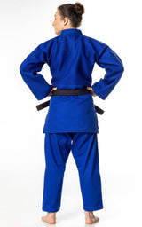 Mizuno Yusho III IJF JU kimono 750g, azul