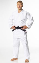 Mizuno Yusho III IJF JU kimono 750g, blanco