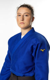Mizuno Yusho III IJF JU kimono 750g, azul
