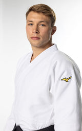 Mizuno Yusho III IJF JU kimono 750g, blanco