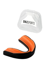 Dax Junior / Senior protector bucal, naranja-negro