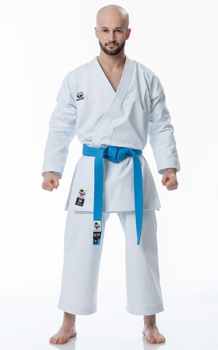 Tokaido Kata Master Athletic WKF KA kimono 340g, blanco