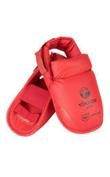 Tokaido WKF protectores de empeine, rojos