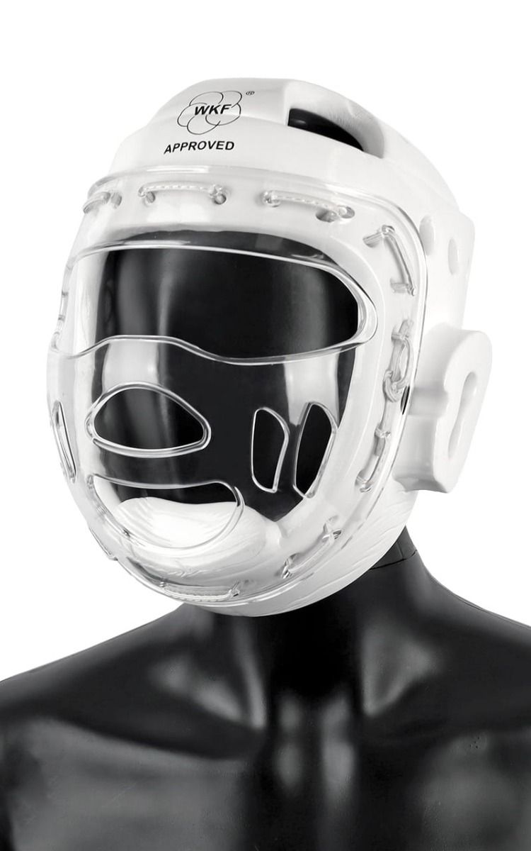 Tokaido Junior WKF casco de karate, blanco