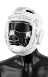 Tokaido Junior WKF casco de karate, blanco