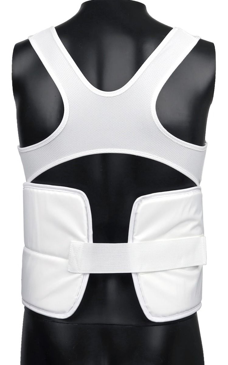 Tokaido PRO Lady WKF protector de cuerpo, blanco
