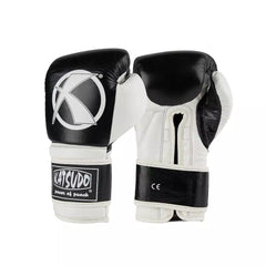 Katsudo Fight guantes de boxeo, negro blanco