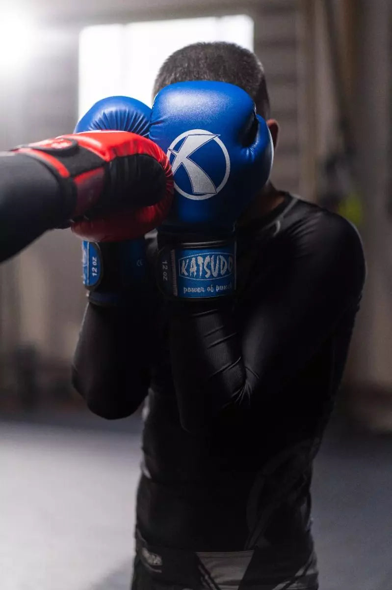Katsudo Punch II guantes de boxeo, blancos