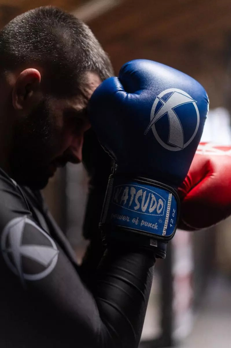 Katsudo Punch II guantes de boxeo, azules