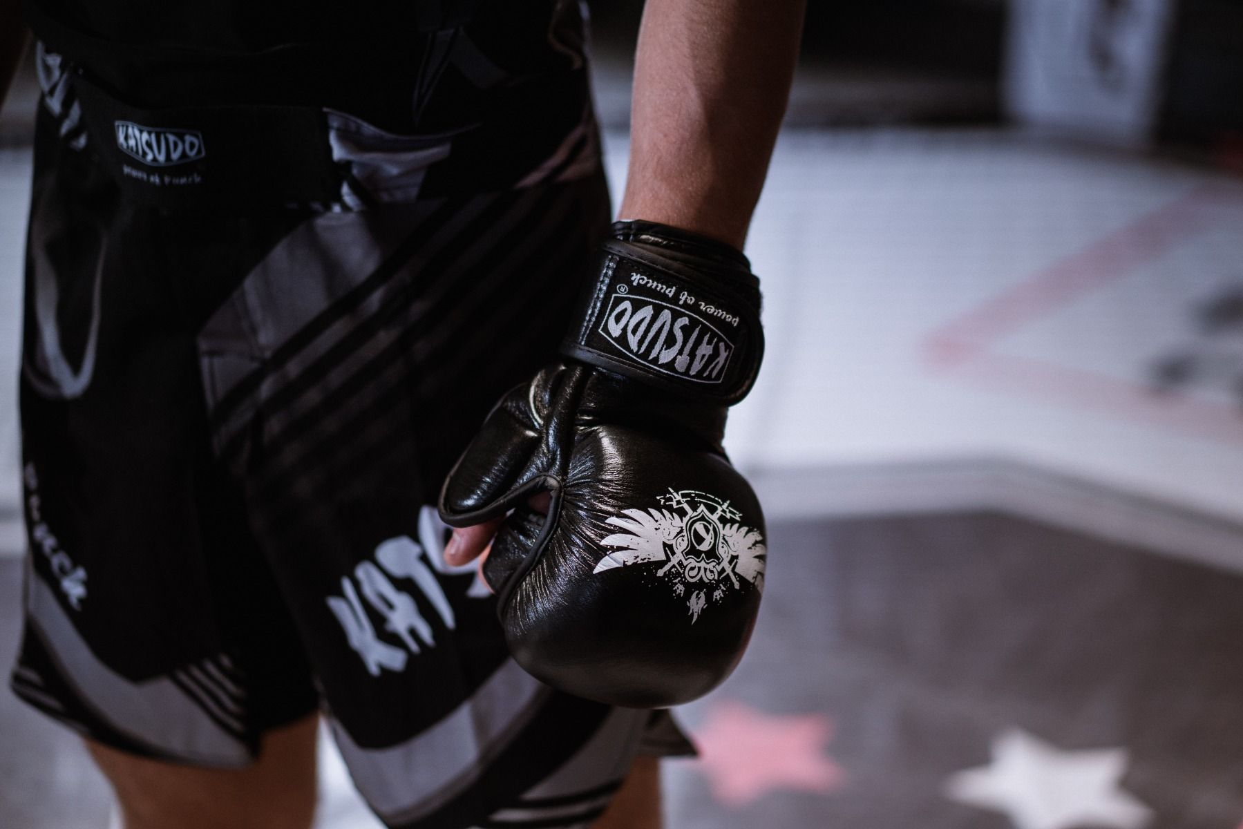 Katsudo Revenge guantes mma de entrenamiento, negros