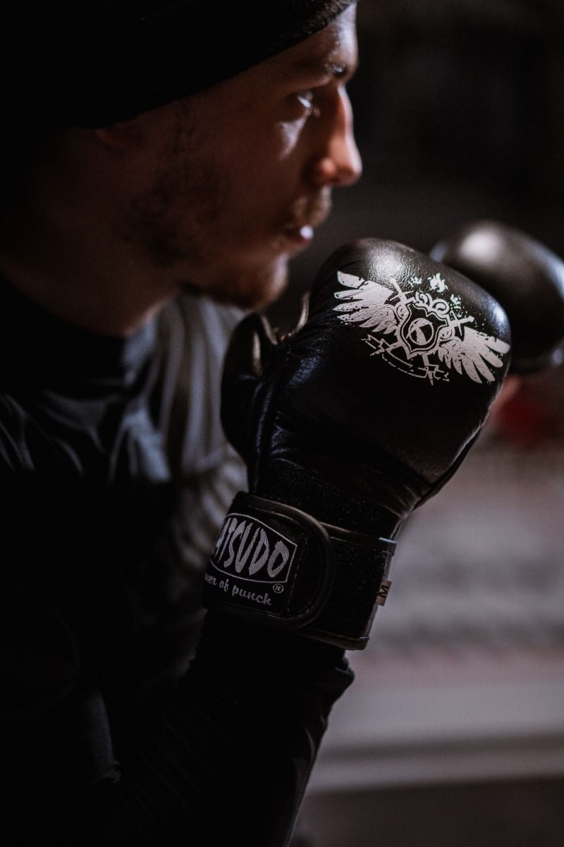 Katsudo Revenge guantes mma de entrenamiento, negros