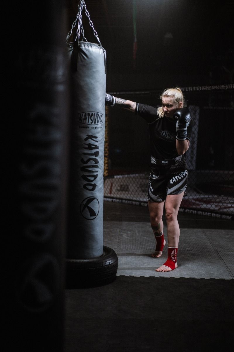 Katsudo Plaston saco de boxeo de vinilo 180x28, negro