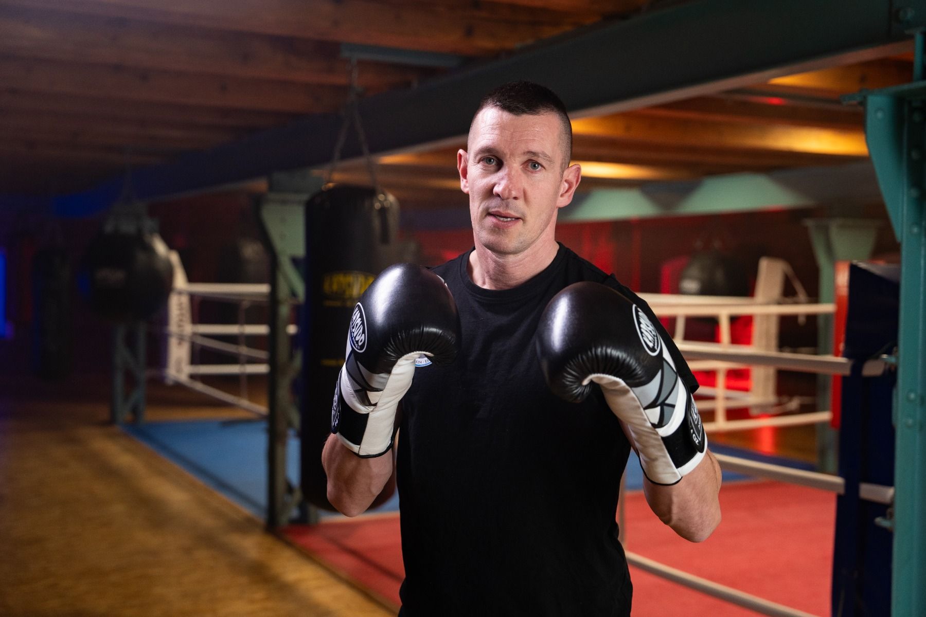 Katsudo Kink guantes de boxeo, blancos