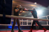 Katsudo Perfect paos de boxeo de cuero, negros