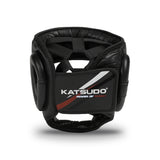 Katsudo casco protector de cuero Full Face