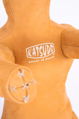 Katsudo Slamboy maniquí de lucha de dos piernas de cuero, amarillo