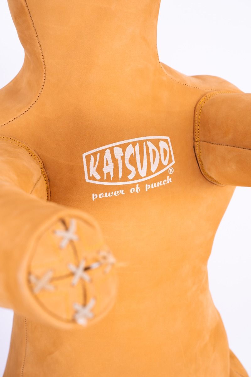 Katsudo Unileggo maniquí de lucha de una pierna de cuero 170cm, amarillo