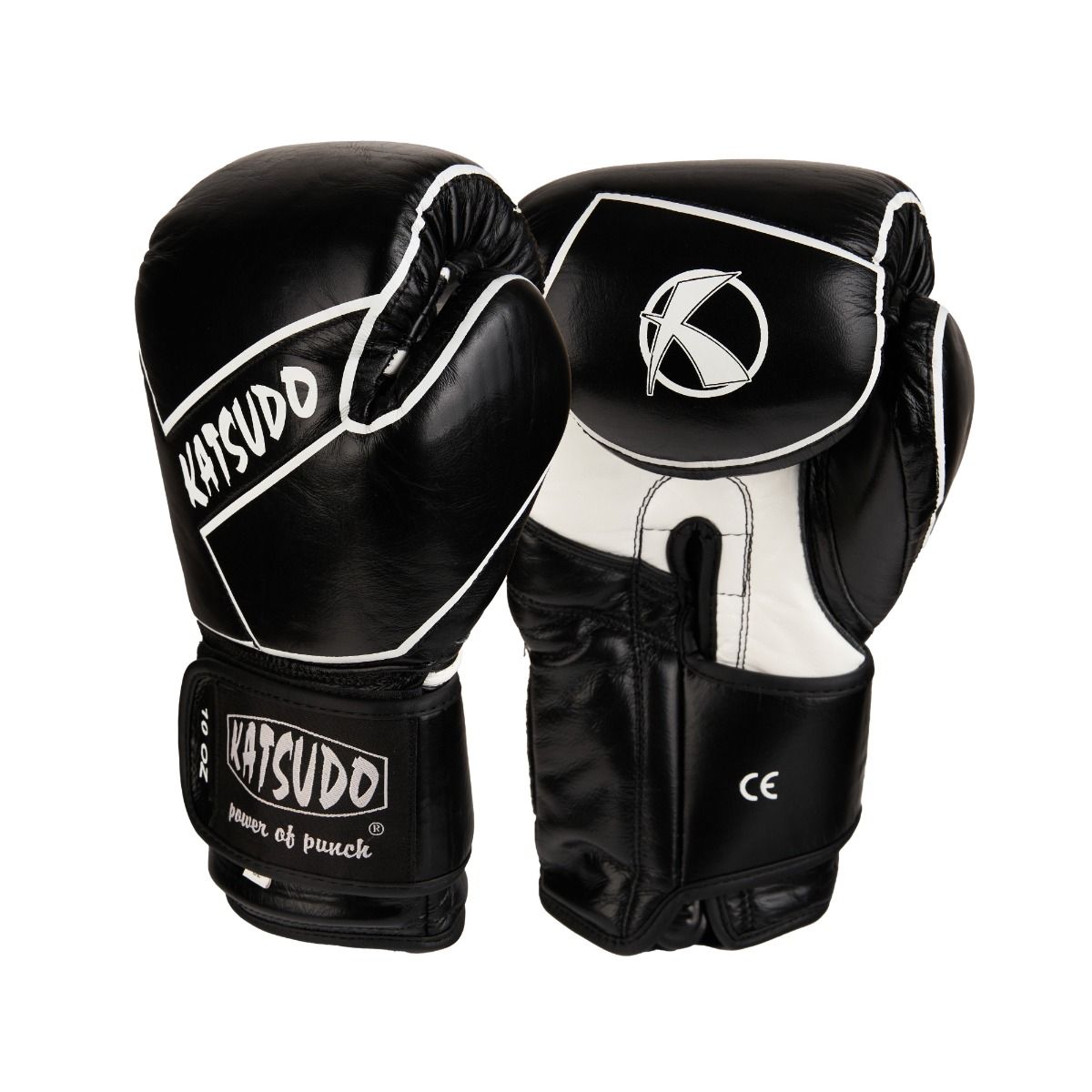 Katsudo Legion guantes de boxeo, negros