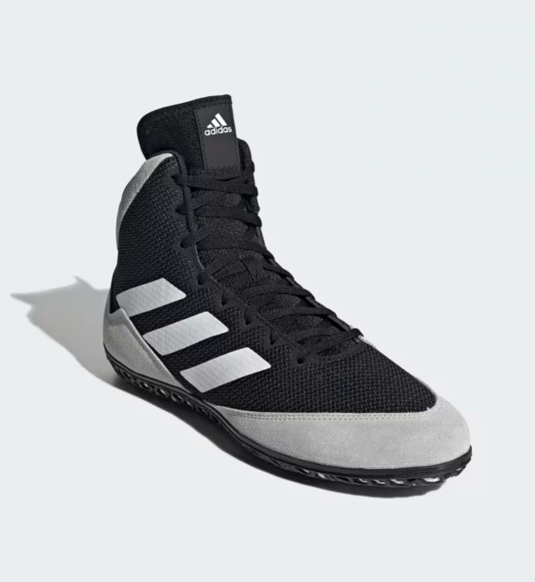 Adidas Mat Wizard 5 zapatillas de lucha, negro-gris
