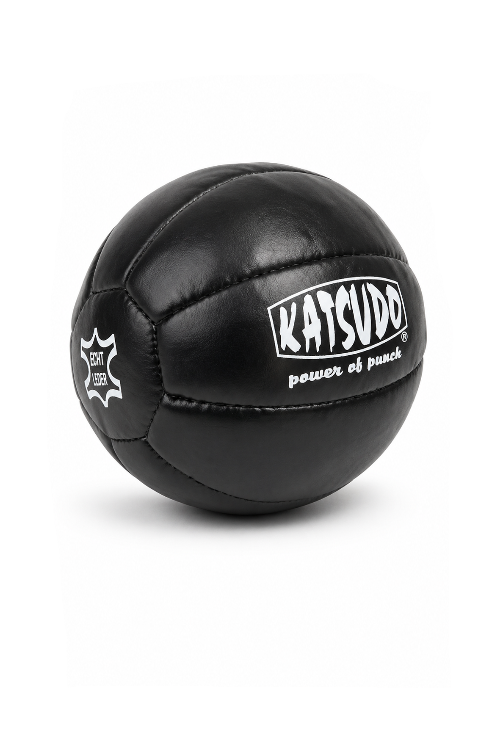 Katsudo Gravis balón medicinal de cuero, negro