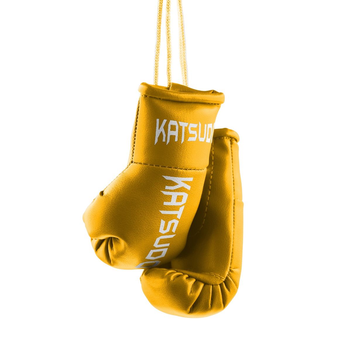 Katsudo Miniglo miniatura de guantes de boxeo, amarilla