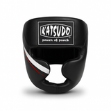 Katsudo casco protector de cuero Full Face