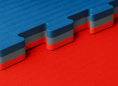 Katsudo Original tatami triple capa, azul-rojo