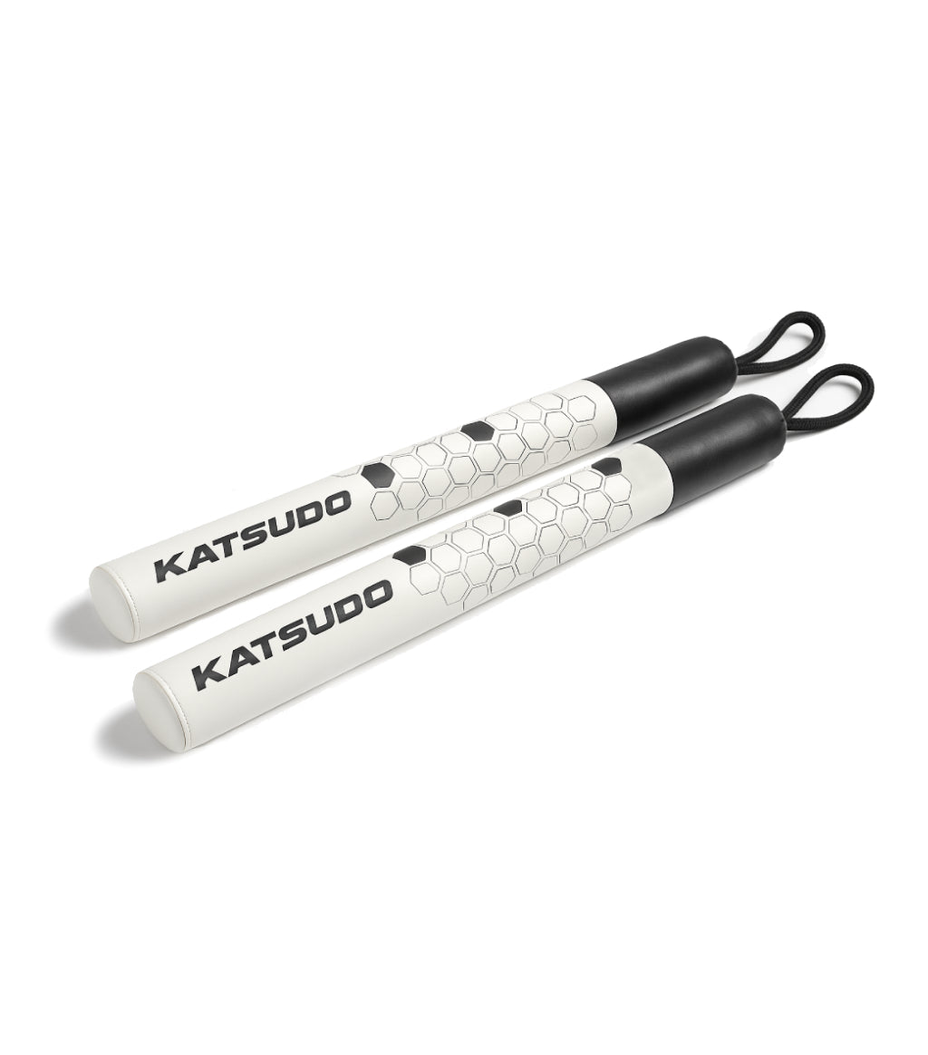 Katsudo Strix palos de espuma de entrenamiento, blanco-negro